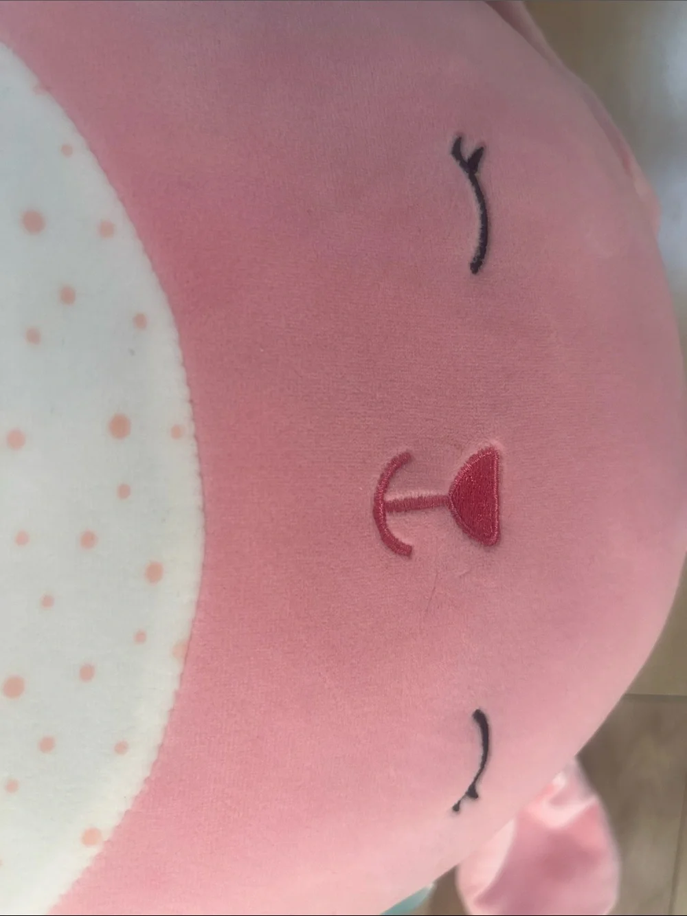 Squishmallows Pink Unicorn Plush Pillow with Sparkle Horn